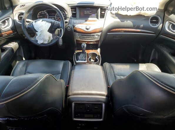 5N1DL0MM7KC516603 2019 INFINITI QX60 Blue Առջևի վահանակի տեսք