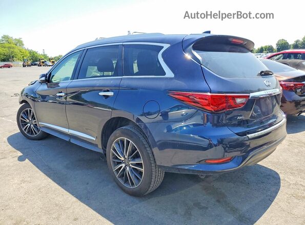 5N1DL0MM7KC516603 2019 INFINITI QX60 Blue Հետևի ձախ