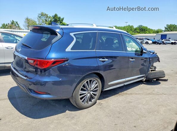 5N1DL0MM7KC516603 2019 INFINITI QX60 Blue Հետևի աջ