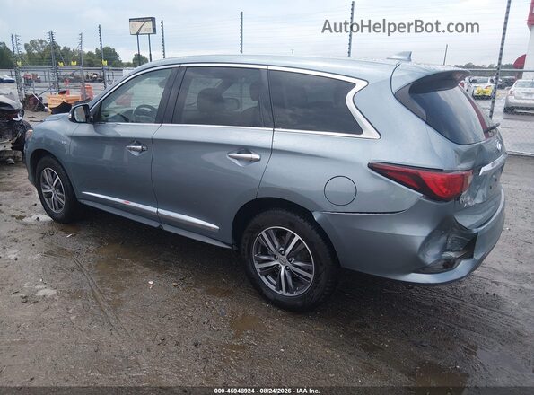 5N1DL0MM7KC552792 2019 INFINITI QX60 Light Blue Trasero izquierdo