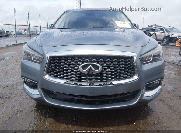 5N1DL0MM7KC552792 2019 INFINITI QX60 Light Blue Vista frontal