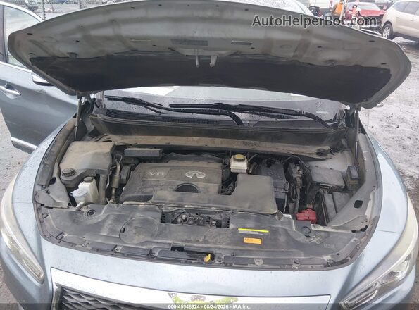 5N1DL0MM7KC552792 2019 INFINITI QX60 Light Blue Vista trasera