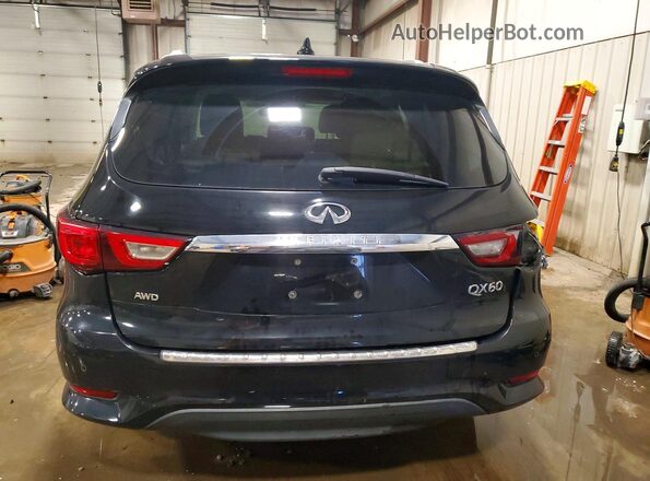 5N1DL0MM7KC560388 2019 INFINITI QX60 Black Rear view