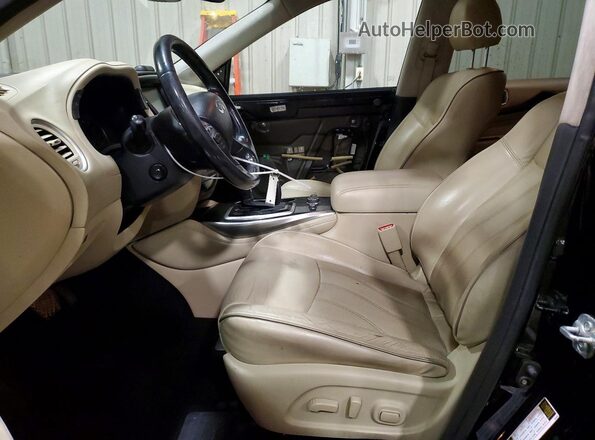 5N1DL0MM7KC560388 2019 INFINITI QX60 Black Front interior view