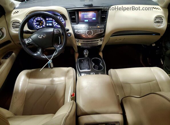 5N1DL0MM7KC560388 2019 INFINITI QX60 Black Dashboard view
