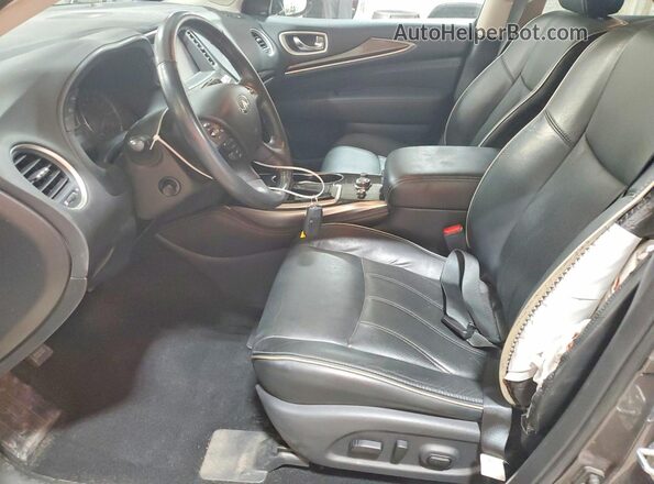5N1DL0MM7KC569155 2019 INFINITI QX60 Gray Widok wnętrza z przodu