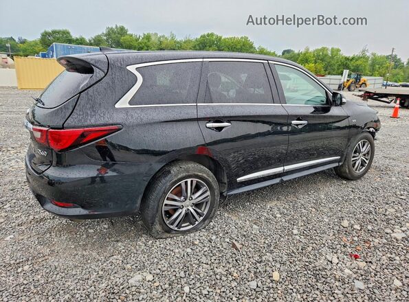 5N1DL0MM7LC509605 2020 INFINITI QX60 Black Rear right