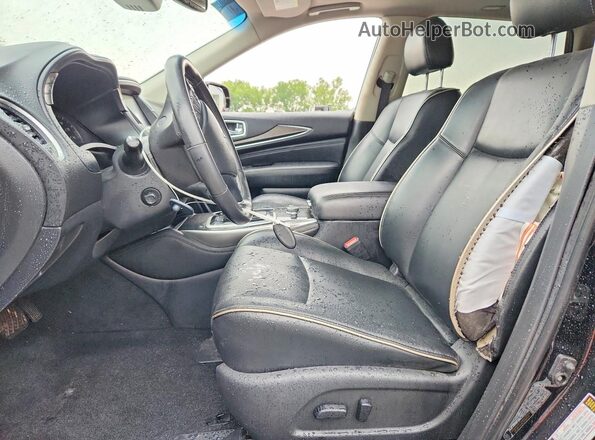 5N1DL0MM7LC509605 2020 INFINITI QX60 Black Front interior view