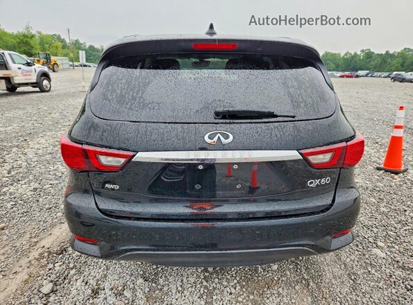 5N1DL0MM7LC509605 2020 INFINITI QX60 Black Rear view