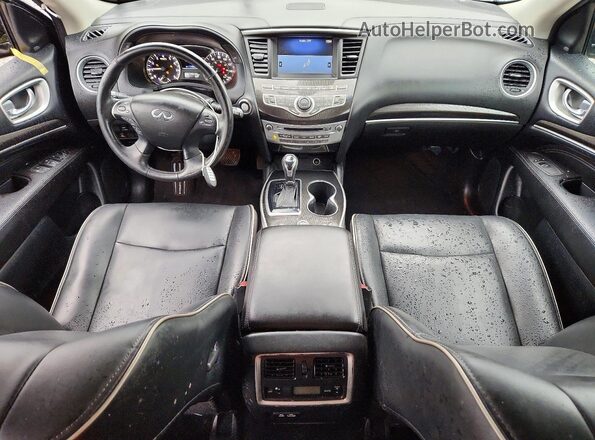 5N1DL0MM7LC509605 2020 INFINITI QX60 Black Dashboard view