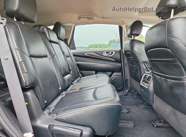 5N1DL0MM7LC509605 2020 INFINITI QX60 Black Rear interior view