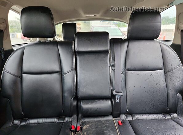 5N1DL0MM7LC509605 2020 INFINITI QX60 Black Rear seats view