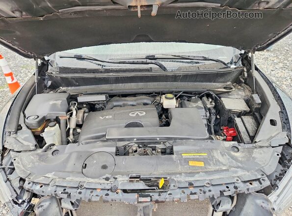 5N1DL0MM7LC509605 2020 INFINITI QX60 Black Engine compartment view