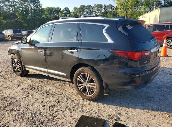 5N1DL0MM7LC523004 2020 INFINITI QX60 Black Հետևի ձախ