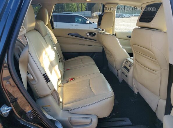 5N1DL0MM7LC523004 2020 INFINITI QX60 Black Սալոնի հետևի տեսք