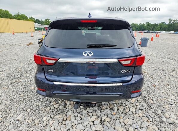 5N1DL0MM7LC542720 2020 INFINITI QX60 Синий Вид сзади