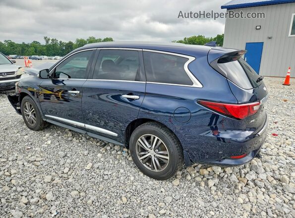 5N1DL0MM7LC542720 2020 INFINITI QX60 Синий Задняя левая четверть