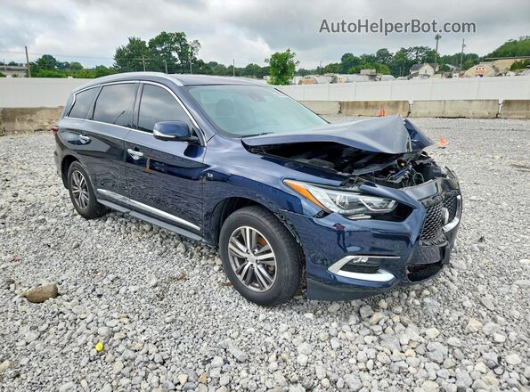 5N1DL0MM7LC542720 2020 INFINITI QX60 Синий Передняя правая четверть