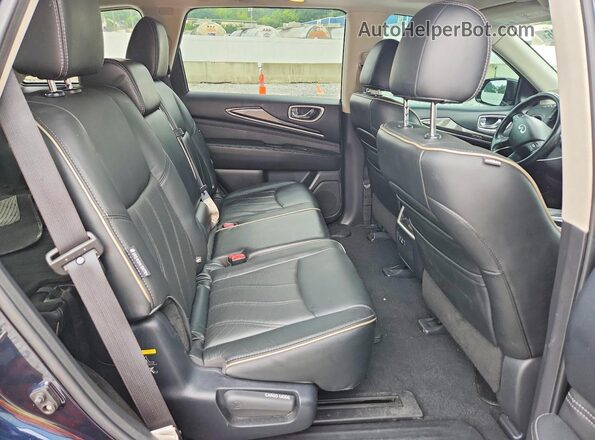 5N1DL0MM7LC542720 2020 INFINITI QX60 Синий Вид задней части салона