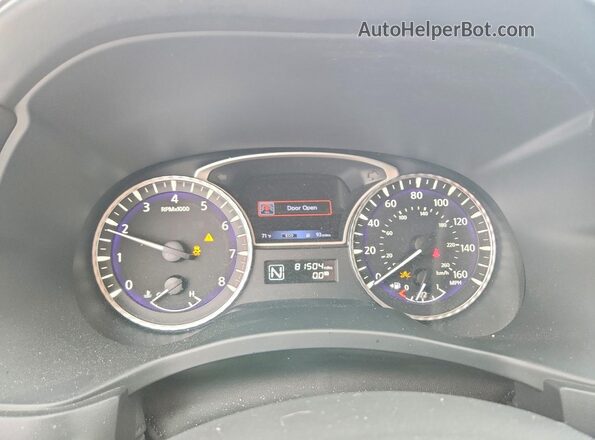 5N1DL0MM7LC542720 2020 INFINITI QX60 Синий Вид щитка приборов