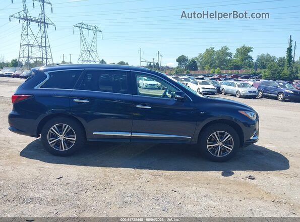 5N1DL0MM8HC508180 2017 INFINITI QX60 Blue Սալոնի հետևի տեսք
