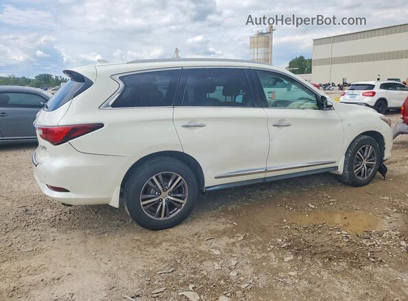 5N1DL0MM8HC520264 2017 INFINITI QX60 White Tył prawy