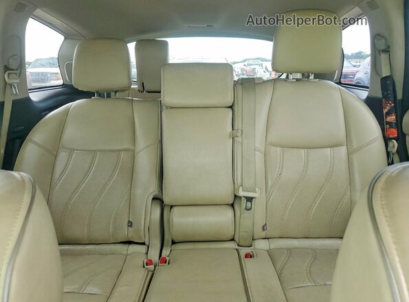 5N1DL0MM8HC520264 2017 INFINITI QX60 White Widok tylnych siedzeń