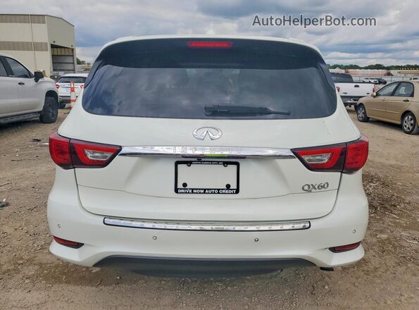 5N1DL0MM8HC520264 2017 INFINITI QX60 White Widok z tyłu