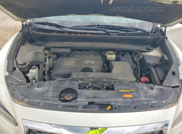 5N1DL0MM8HC520264 2017 INFINITI QX60 White Widok komory silnika