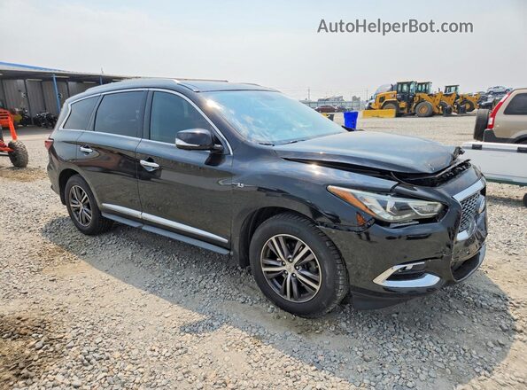 5N1DL0MM8HC522449 2017 INFINITI QX60 Black Przód prawy