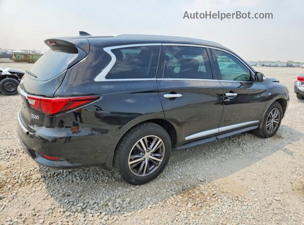 5N1DL0MM8HC522449 2017 INFINITI QX60 Black Tył prawy