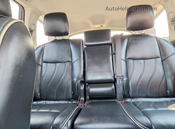 5N1DL0MM8HC522449 2017 INFINITI QX60 Black Widok tylnych siedzeń