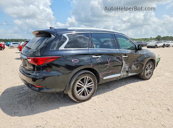 5N1DL0MM8HC551367 2017 INFINITI QX60 Black Tył prawy