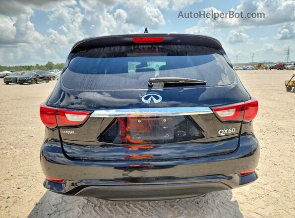 5N1DL0MM8HC551367 2017 INFINITI QX60 Black Widok z tyłu