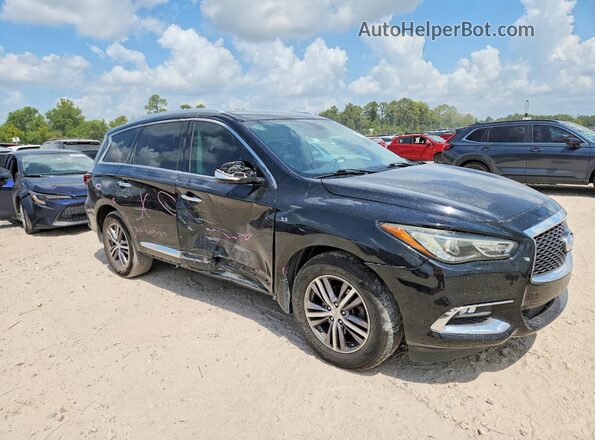 5N1DL0MM8HC551367 2017 INFINITI QX60 Black Przód prawy