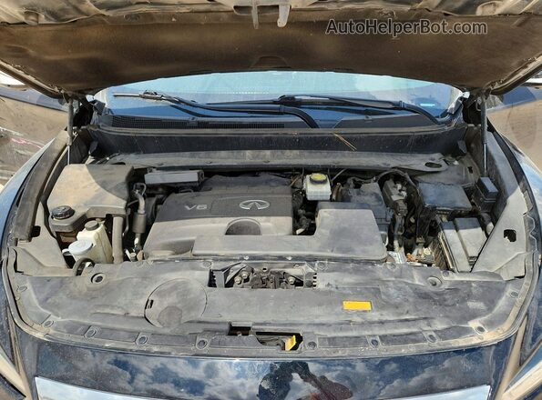 5N1DL0MM8HC551367 2017 INFINITI QX60 Black Widok komory silnika