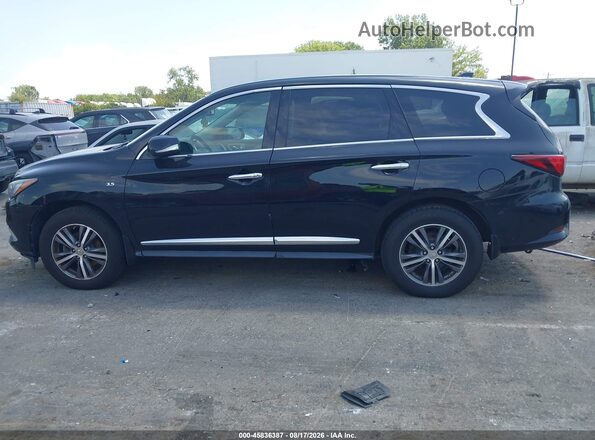5N1DL0MM8HC559873 2017 INFINITI QX60 Black სალონის 360-გრადუსიანი ხედი