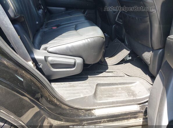 5N1DL0MM8HC559873 2017 INFINITI QX60 Black VIN კოდის სტიკერის ხედი