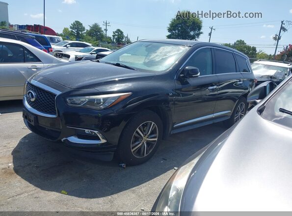 5N1DL0MM8HC559873 2017 INFINITI QX60 Black Przód lewy