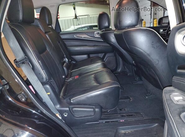 5N1DL0MM8JC516589 2018 INFINITI QX60 Черный Вид задних сидений