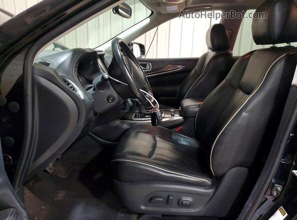 5N1DL0MM8JC516589 2018 INFINITI QX60 Черный Вид салона спереди