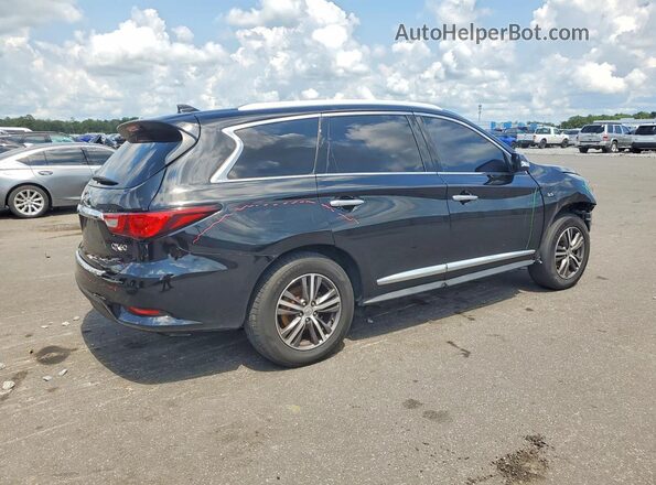 5N1DL0MM8JC516608 2018 INFINITI QX60 Черный Задняя правая четверть