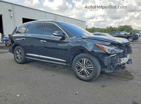 5N1DL0MM8JC516608 2018 INFINITI QX60 Черный Передняя правая четверть