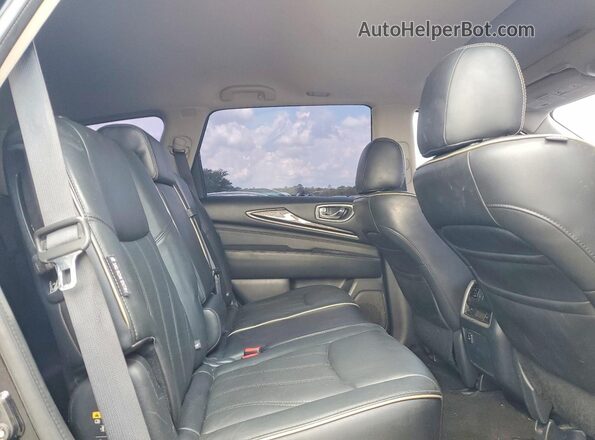 5N1DL0MM8JC516608 2018 INFINITI QX60 Черный Вид задней части салона
