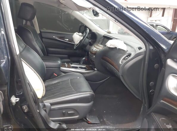 5N1DL0MM8JC520089 2018 INFINITI QX60 Blue Вид салону спереду