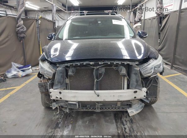 5N1DL0MM8JC520089 2018 INFINITI QX60 Blue Вид задньої частини салону