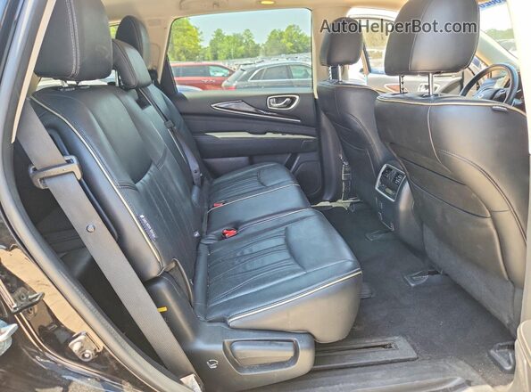 5N1DL0MM8JC524532 2018 INFINITI QX60 Черный Вид задней части салона