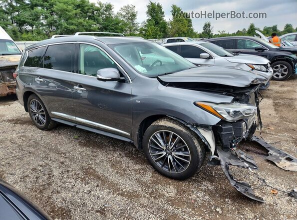 5N1DL0MM8JC526877 2018 INFINITI QX60 Gray Delantero derecho