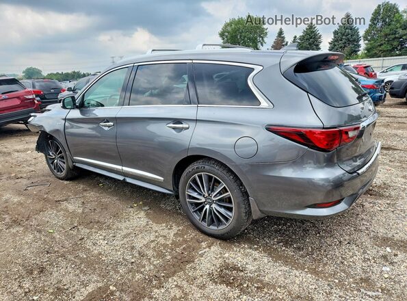 5N1DL0MM8JC526877 2018 INFINITI QX60 Gray Trasero izquierdo