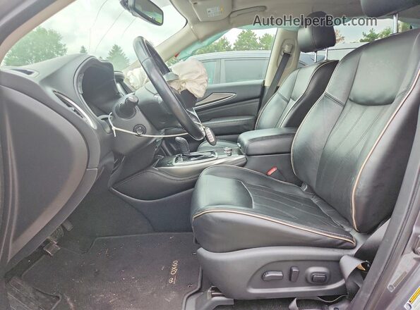 5N1DL0MM8JC526877 2018 INFINITI QX60 Gray Vista interior delantera